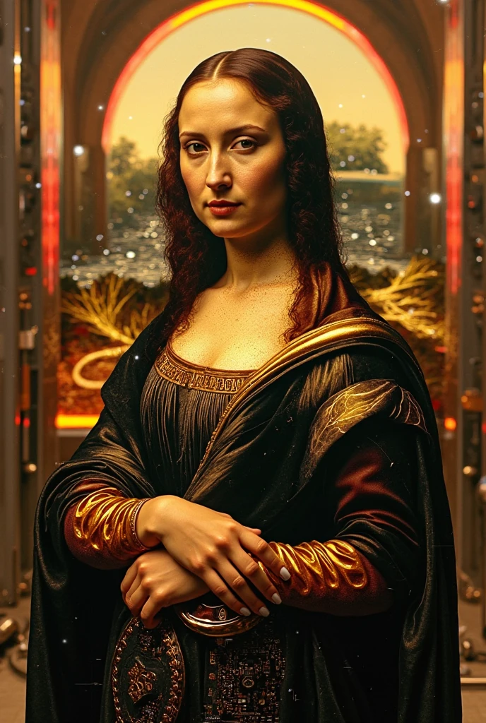Artistic image of a woman, without clothes, in the style of Gustav Klimt, with the brave, złotymi wzorami i misternymi elementami dekoracyjnymi na jej sukni. Imitate Klimt's Artistic Style, używając techniki mokrego tuszu, to create a visually striking effect. Shades of gold, white and black,