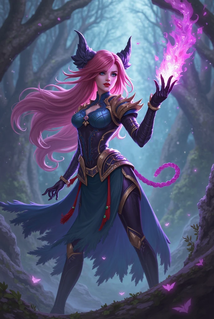 In the realm of role-playing games, a sorceress of remarkable fascination emerges. She embodies the enchanting essence of the elven race with a touch of fierce determination. With red hair cascading down in an elegant pixie cut, she exudes an air of confidence and indomitable power.
Adorned in armor as dark as the night sky, it is a symbol of strength and resilience. The black armor, with details reminiscent of an exquisitely crafted dragon's skin, forms a protective barrier around it, hinting at its readiness for battle. Its elegant design combines elegance with functionality, enhancing its natural grace.
His elven heritage is evident in his delicate but endearing features. With protruding cheekbones and almond-shaped, emerald or sapphire-colored eyes, she exudes an otherworldly charm. Her gauze contains depth and intensity, betraying the ancient secrets and mysterious knowledge she possesses.
Intricate patterns of arcane symbols trace along the edges of his armor, glowing with a faint magical luminescence. They reflect her mastery of witchcraft, the raw power she uses to shape the world around her. With her hand raised, she can conjure flames, summon lightning, or bend reality itself to her will.
She carries with her an aura of royalty, each movement exhibiting a fluidity that reflects the elegance of her elven ancestry. Gracious and agile, she moves with purpose, exuding an air of command and authority.
This elven sorceress, with her stunning red hair, black armor and charming presence, is a testament to the harmonious blend of beauty, magic and strength in the fantastical world of the RPG. with a long cover