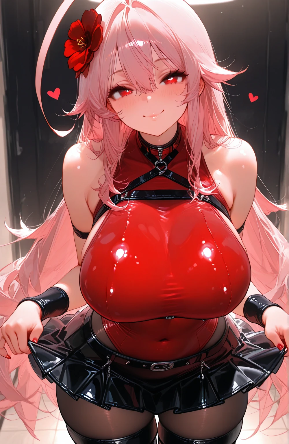 (((top-quality))),((​(masterpiece))),(((detaileds))),(nsfw),(((high resolution))),(((Beautiful and Aesthetic Work: 1.5))),(Ultra High Resolution), (Ultra Detail),(((Detailed background))),megami magazine,changing room,on bed,fine art,Sharp focus,Delicate and beautiful hair and eyes and face,realisticlying,(gigantic breasts),orgasm,saliva,saliva trail,beautiful face,expression of ecstasy,(pink eyes),(red lips),pink hair,sweat,(((cervix opens))), spread legs,(((excessive cum))),cumdrip,pussy juice,(standing position, one leg up),beautiful ass,black gothic lolita,