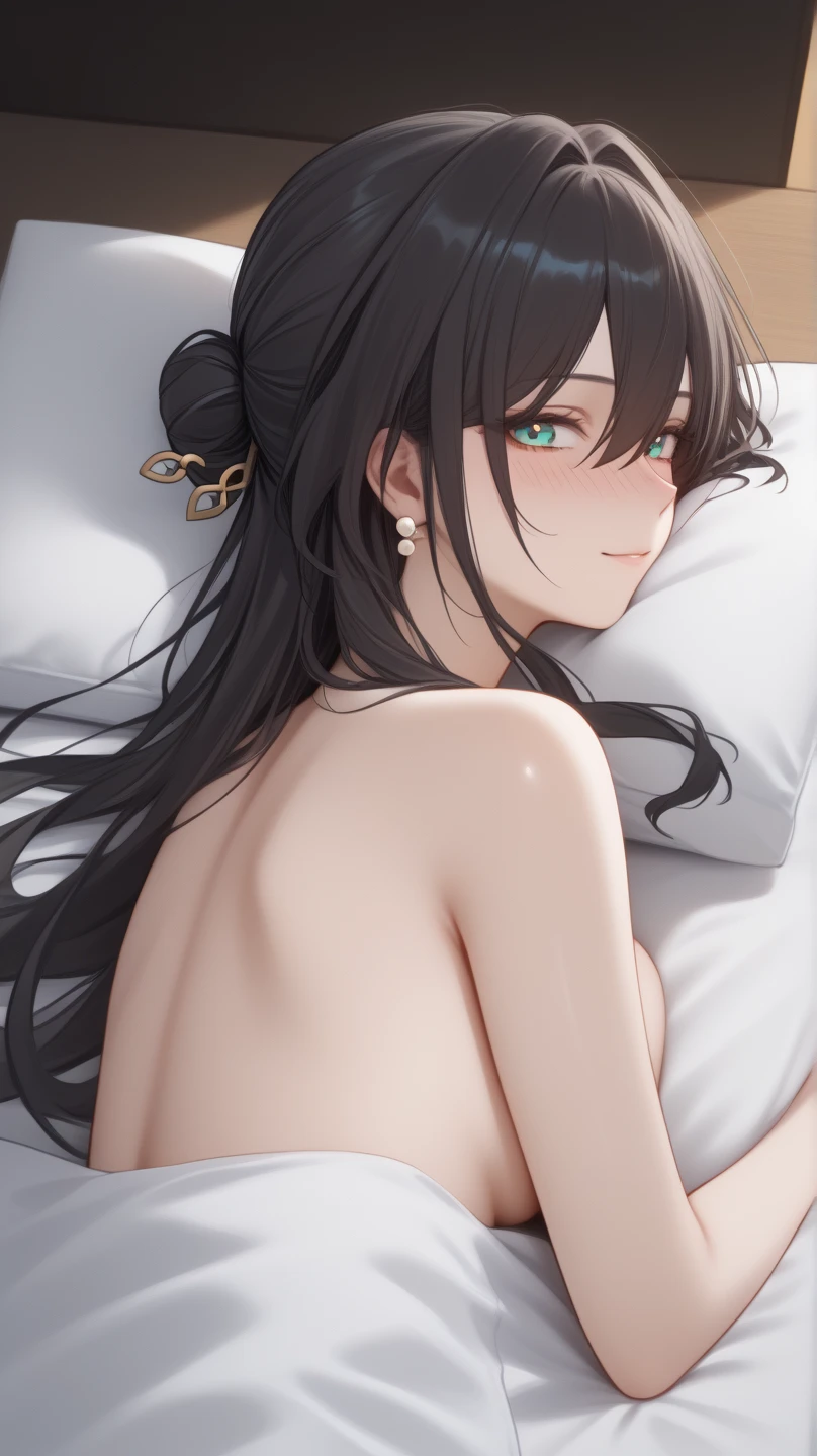 nsfw,on massage table covered with brown towel,mature female,beauty spa