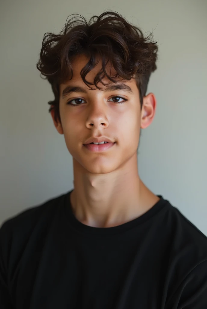 Make a 15 years boy photo
Curly hair with a great hair cut