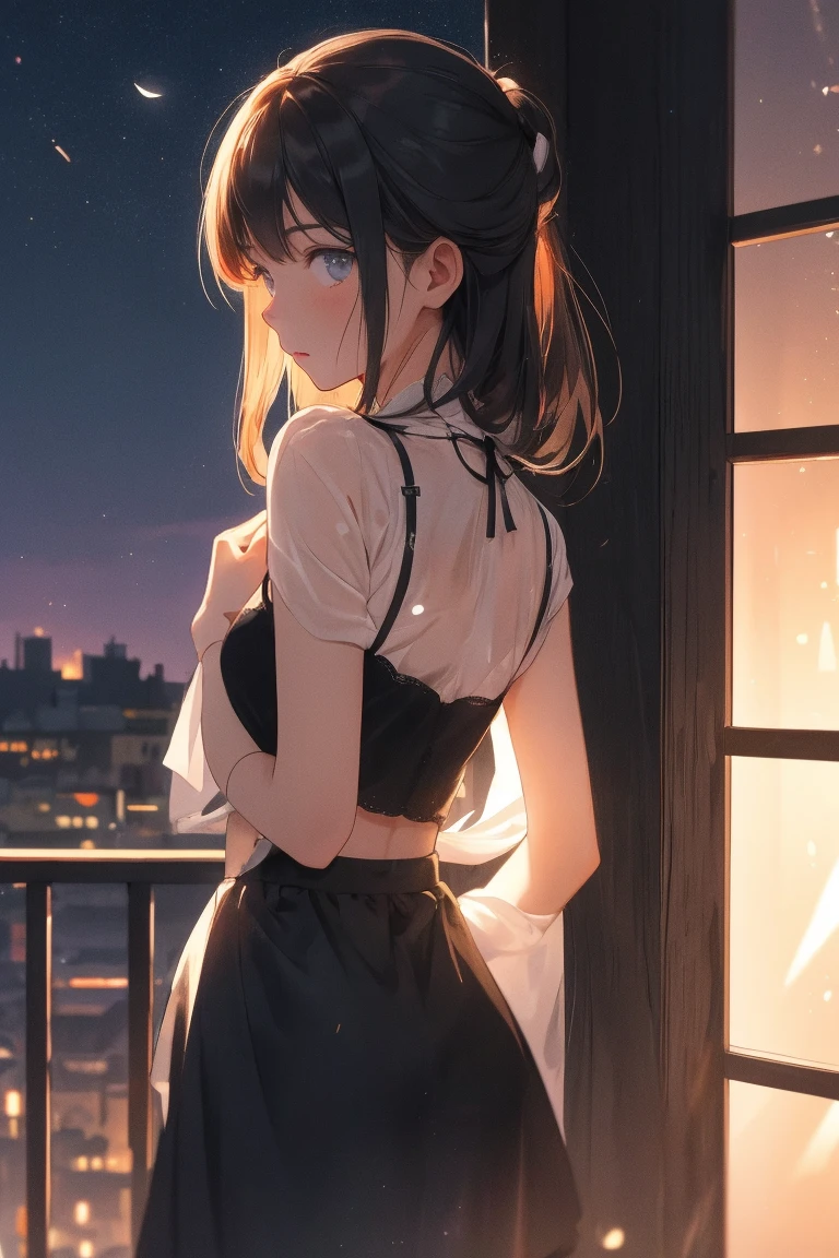 Tsundere face，Blushlush，red color eyes，