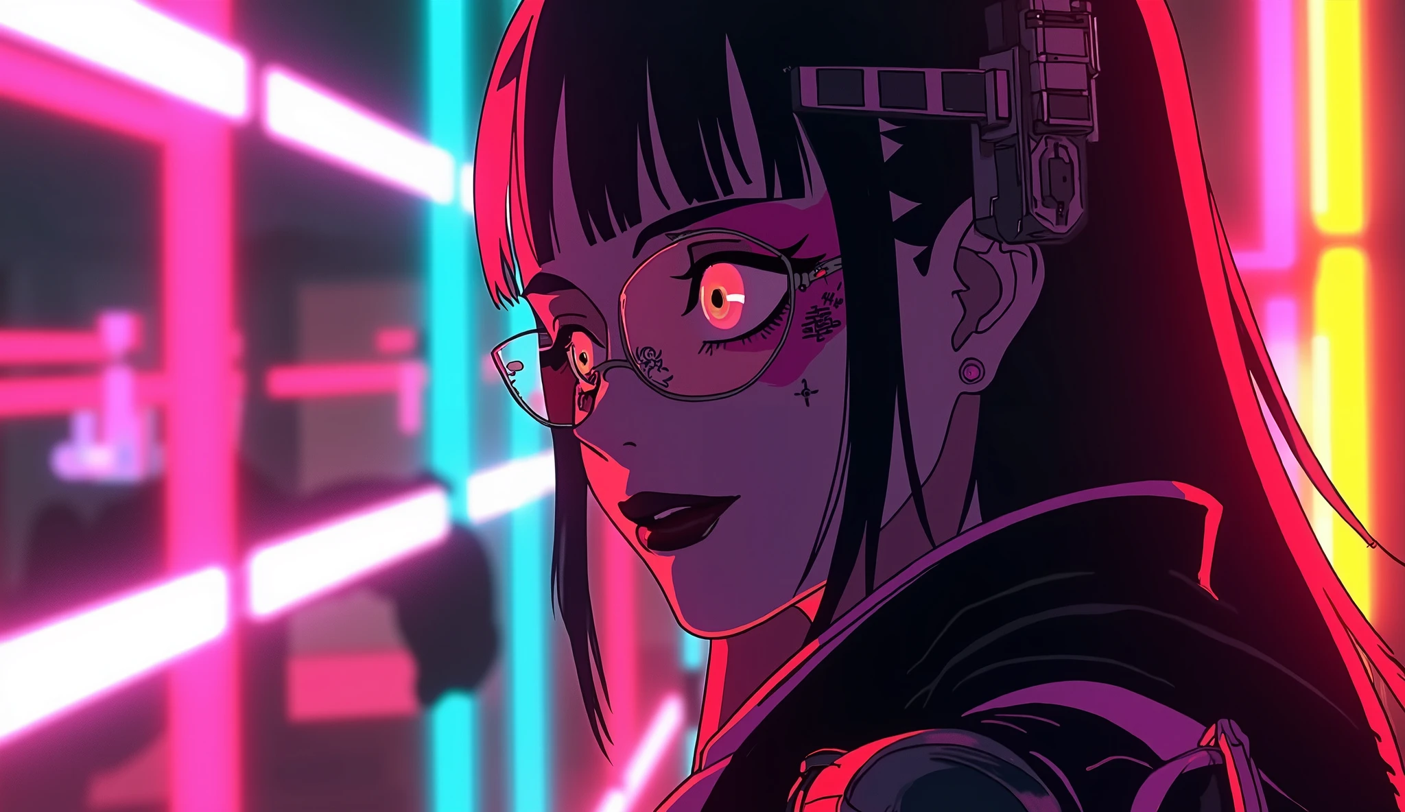 anime,cyberpunk,zavy-dgrnnrs,neo-noir,cyberpunk anime,neon light,Teenage Girls, rookie ninja, animated imageboard, High Quality,4K,Masterpiece,Super Detailed,photorealistic space sci fi  western ninja,scarf, hoody palto, Dark_Niji_Style,Teenage Girls, rookie ninja, animated imageboard, Higcyberpunk girl  thinks about what to break next?  funny epic x ray wallpaper, with accidic vibe, vibrant epic Uhd red light RAYS 1.0  1.0 effects hd 1.0  , toxic pink, red, bone colors. , upper face war paint in red black ,right arm shiny cybernetic hyperdetailed johny silverhand style implant 1.0 , black thorn slaveless t shirt,red tatoos, throat red implant, red long wet latex geometric pattern yoga leggins with cotton grey mix 1.0, camel toe, charming laugh ,blushed,  detailed eyes 1.0 detailed face 1.0 , black lips,  Teenage Girls, rookie ninja, animated imageboard, High Quality,4K,Masterpiece,Super Detailed,photorealistic space sci fi  western ninja,Pose,expression,Anime Style,Fantasy,Narrative,Details,Realistic sci-fi, F,space cyberpunk,dramatic lighting,Dynamic Composition,Vivid Color high quality, RAW photo, ultra-detailed, masterpiece, best quality, finely detail, DIGITAL-VALKYRIE, undercover netrunner beauty, perfect cyber noir, smart-fabric outfit with glowing circuit patterns, advanced cyber eyes scanning, perfect dystopian atmosphere, space station market visible in background, alien tech mixed with cyberpunk 2077 engerunners heavy combat implants,, data ghost trails cyber assassin in stealth mode, perfect edge runner style, neural interface cables glowing, combat suit with hidden weapons, perfect urban vista, massive cosmic satellite station,  piercing digital aurora, quantum light reflections on wet chrome, corporate wars in green sky , ski helmet, mirror goggles, rail gun 1.2


