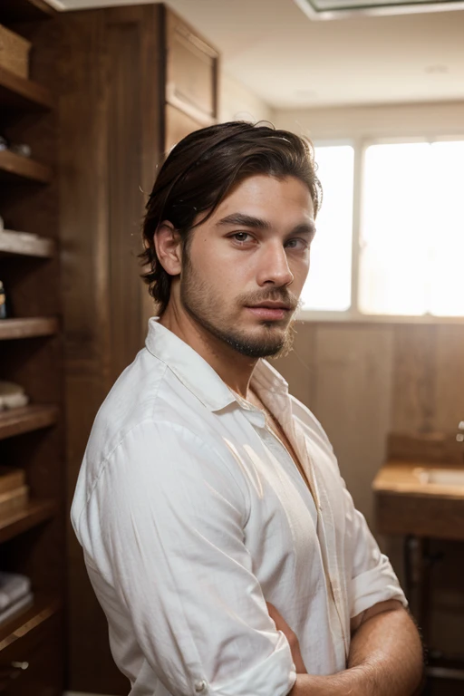 crie uma imagem de homem muito bonito