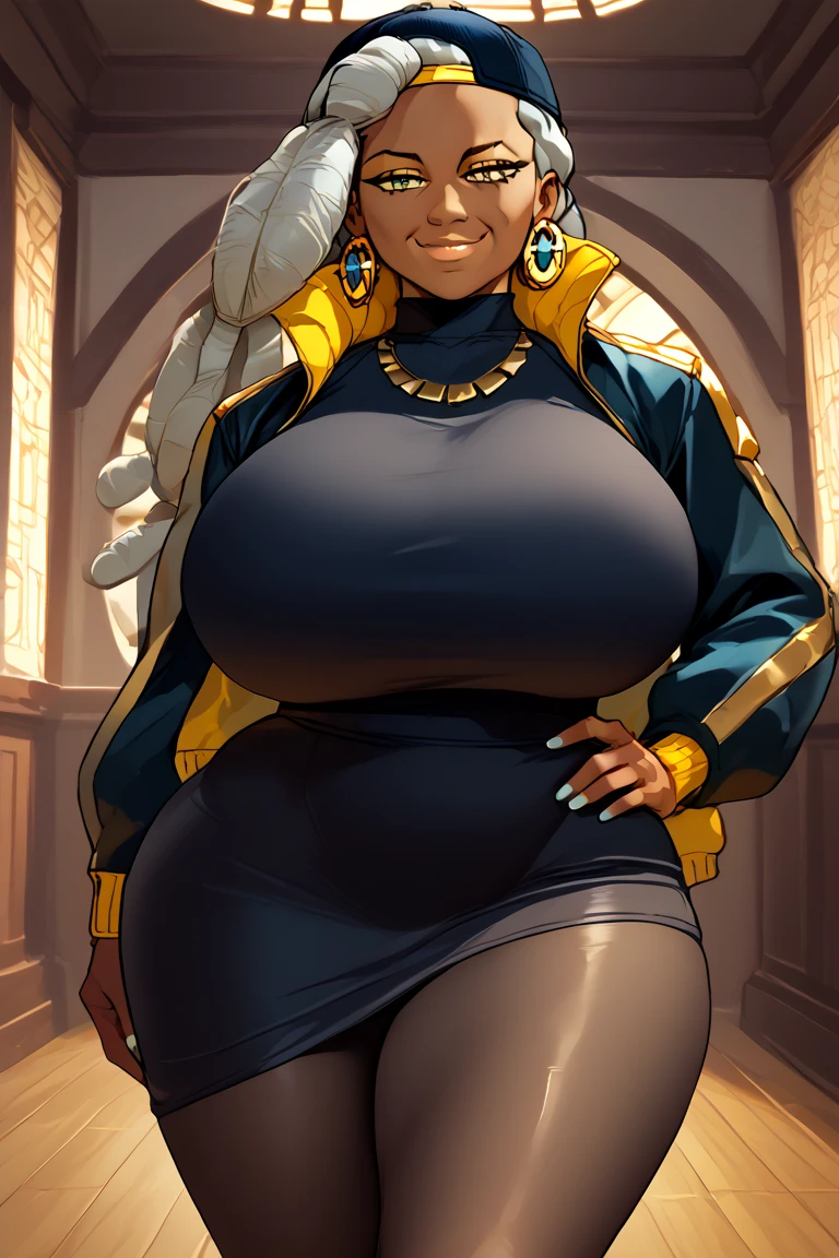 plus size model, jewelry, thick thighs, wide hips, black lips, mom afro black hair, small breast, milf, yellow eyes, white blank background, mature,black fingernails, mother, perky breasts, tomboy, ebony skin, luxury, tattoos, strong, muscular, sexy stockings, empress gold design, open dress, seductive fur