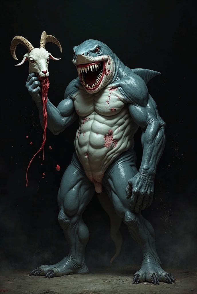 A lizard man with a full belly, muscular, vore, imprint on belly, big bulge, illustration, (best quality, 4k, highres, masterpiece:1.2), ultra-detailed, realistic, horror, sharp focus, vivid colors, nighttime lighting, burping up an object, motion lines.