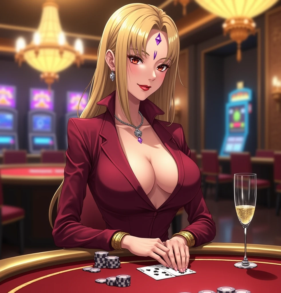 trixie from my little pony ,trixie as a girl , female body , Slender body , nude , naked , las vegas , inside casino, casino in background , no clothes , stands behind table , shouting , anfry face , , lower body is visible , her hand pointing to viewer , behind poker table , Slamming hands on the table ,playing poker , shouting , angry hand shaking , lost the bet , posing , a lot of money on the table, very long hair ,sad surprised pose , erotic , topless , exposed breasts , spread arms , sexy face ,angry face , breasts are visible , wide angles ,naked , nude , sexy pose , sexy face, bracelets , big breasts , lush breasts , Bulky Breasts , voluminous breasts ,look at to viewer , eye contact, high quality , detailed , wallpaper , realistic , wide camera angle , front view , a shot of her breasts