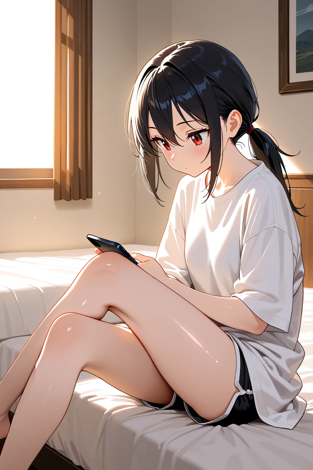 (of a man),schoolboy,mature,gorgeous hairstyle,Handsome face,long leges,white shirt,Bedrooms