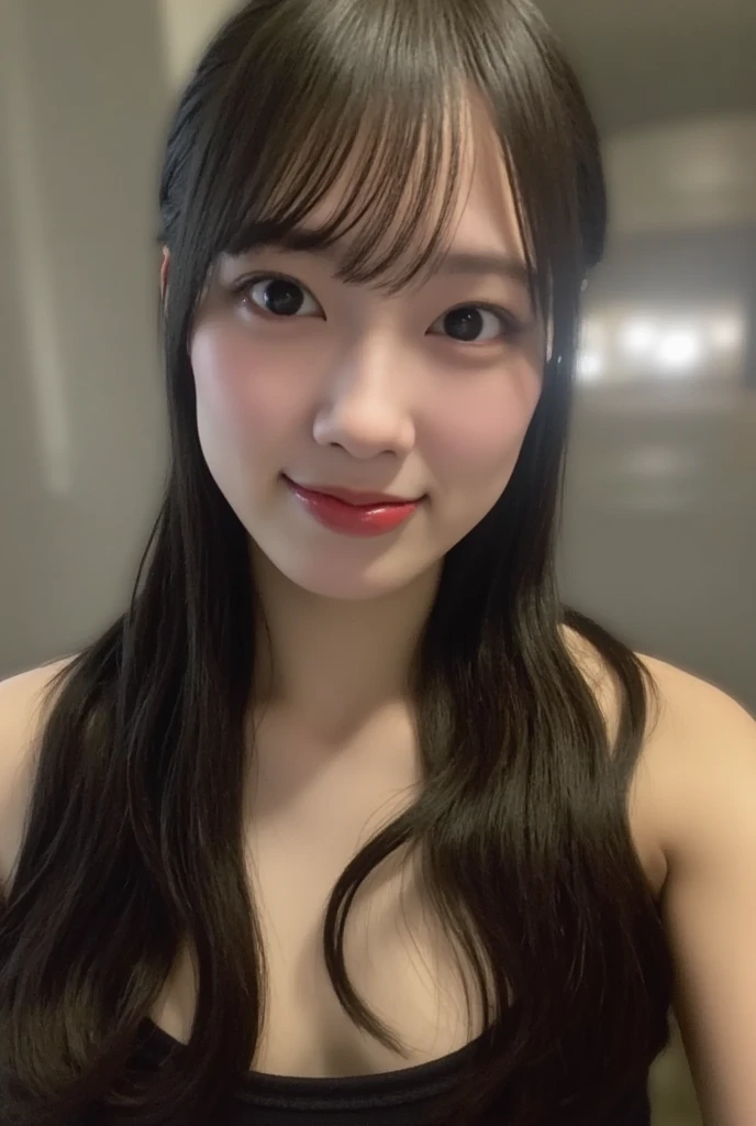 (realistic, high resolution:1.3), 1 girl with perfect figure, smile, ((pale white skin:1.3)) ,(gigantic breasts:1.3), looking at viewers, super fine face and eyes, long hair, white transparent lace veil , in bedroom, sit on the bed, , exposed cleavage, upper body, half body