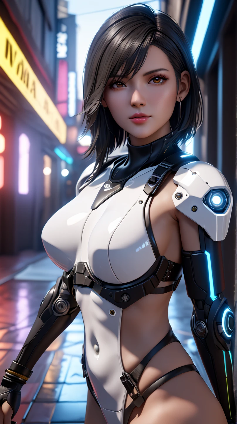 [Cyberpunk], High detail RAW color Photo, closeup shot, of (2077s housewife, wearing cyber wear), (clothed), (best quality:1.4), (ultra highres:1.2), (photorealistic:1.4), 8k resolution, Canon EOS R5, 50mm, absurdres, ultra detailed, sharp focus, cinematic lighting, detailed beautiful face, (sitting on chair, in futuristic 2077s American Living Room), cyber tattoos, (elegant, beautiful face), (cyborg), (cybernetic impalnts:1.2), (augmentations), (detailed skin, (normal breasts, nsfw, breasts out, puffy nipples), supple skin pores), silicon, metal, (intricately detailed, fine details, hyperdetailed), (bloom:0.4), raytracing, subsurface scattering, diffused lighting, (side lighting:0.5), shallow depth of field), photographed on a Canon EOS R5, 85mm lens, F/2.8, sharp focus, smooth, cinematic film still, <lora:hypermuscle_:0.4>, <lora:inniesBetterVulva_v11:0.6>
