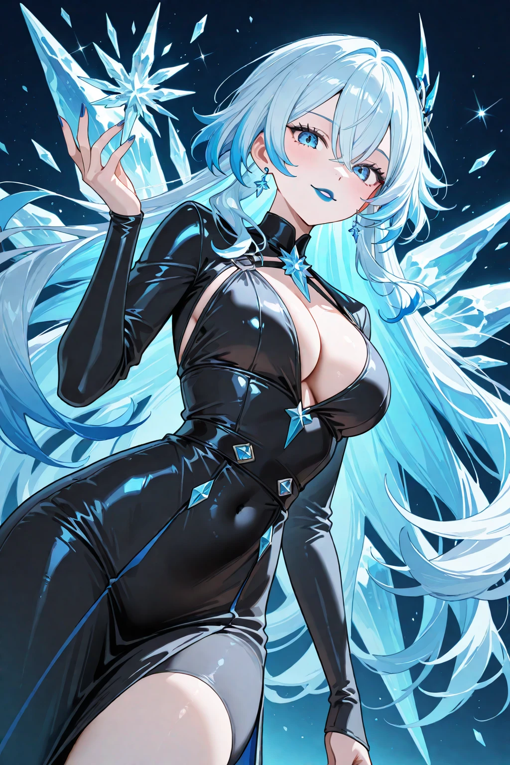 Beautiful Woman with 狐耳
Beautiful bodystocking latex
Light Silver Hair smile magic Masterpiece Night Starry Sky Magic sexy, extremely beautiful 22歳 Big Breasts Beautiful Eyeagical gentle lighting cowboy shot