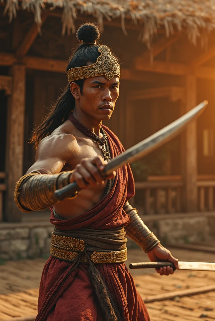 The divine sword is very powerful, beautiful, sharp, Thailand