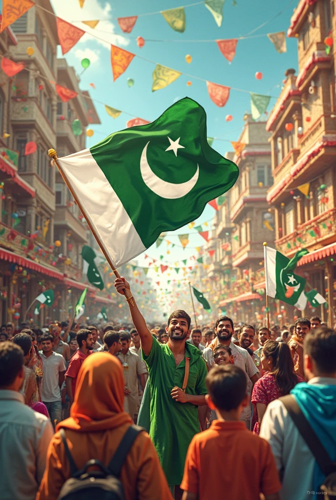 Happy independence day of Pakistan 14 august