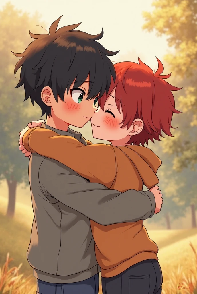 Erick Cartman and Kyle Broflovsky Kiss