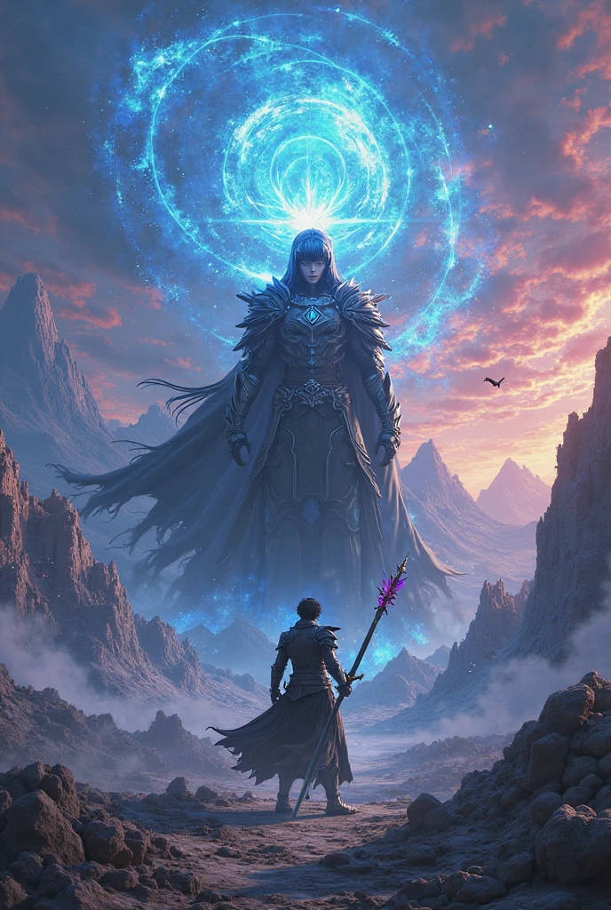 3D ultra-realistic cinematic fantasy artwork featuring specific anime ...