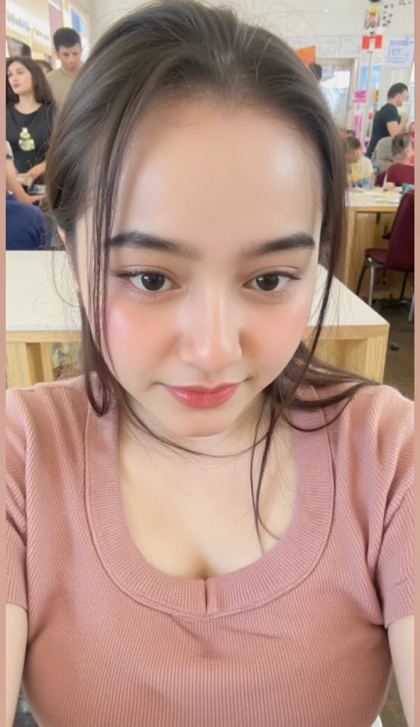 ((best quality)), ((masterpiece)), (detailed),(purple eyes), ((field of flowers)), perfect face, happy young woman, beautiful young woman, young woman tucking her hair behind her ear, laughing, happy, smile, wholesome, daisy behind ear, hair tucked behind her ear, long plaited hair, long perfect hair, slight blush, ((green eyes)), ethereal eyes, big eyes, blonde hair, detailed eyes, perfect iris, perfect eyes, symmetrical eyes, symmetrical face, happy on a field of flowers