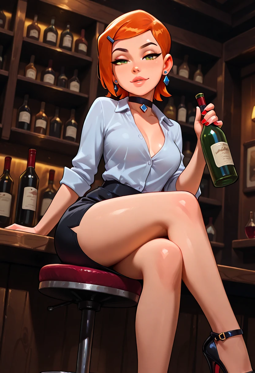 a 30yo anthropomorphic capybara girl, [ashe white:ruby:15] undercut hair with colour strands, smiling eyes,  wide hips, fit, (detailed eyes:1.1),
(royal blue) high slit cheongsam, thick things, detailed dress, legware, 
sitting in the chair, with a glass of red wine,
in the patio of forest cabin, at sunrise, beautiful lake at background, 
((anthro)), ((Redwall)), ((Ethan M. Aldridge)), redshift style, (analog style:1.2), thick outline drawing, cartoon, by Ilya Kuvshinov style, 2d,
<lora:epiNoiseoffset_v2:1>