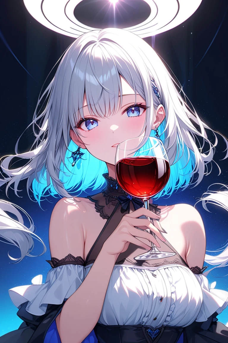 Photorealistic、Highest quality、Highest Resolution、Highest quality、８Ｋ、Beautiful woman、smile、Smile、looks fun、Stylish bar、Many customers、wine、cheers、