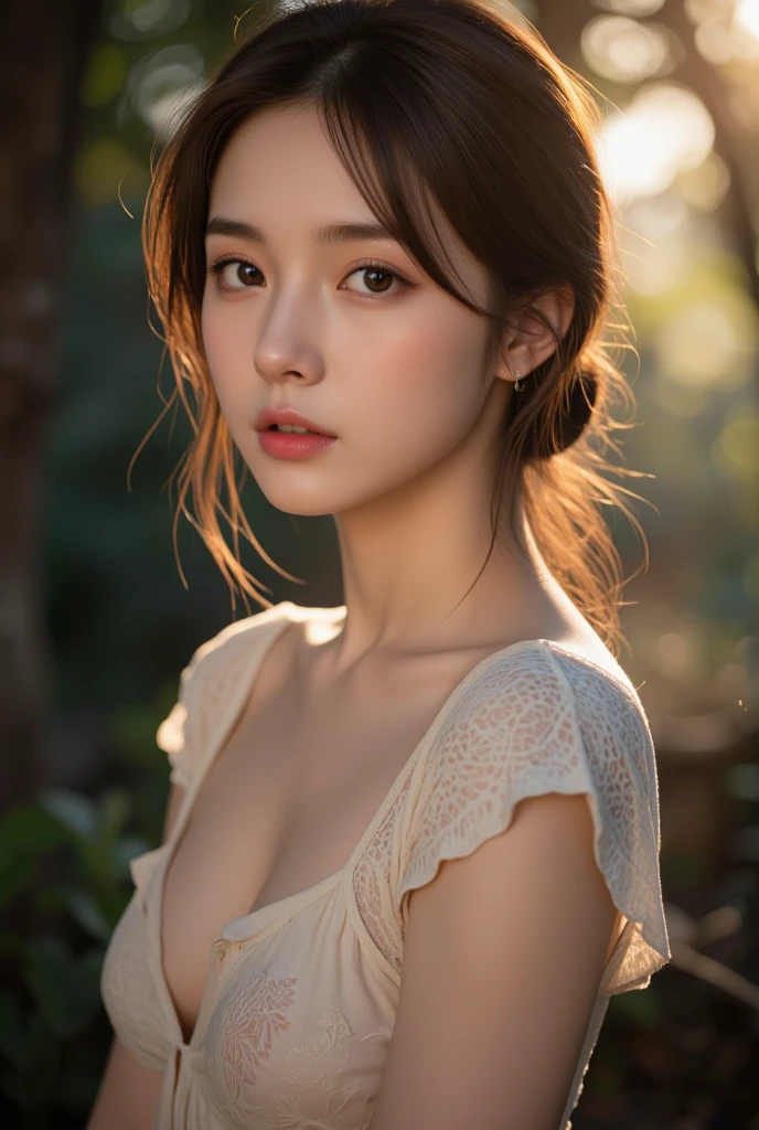 (nsfw:1.3), (masterpiece, best quality, extremely detailed 8k, ultra hd, ultra-detailed, highly detailed, highly realistic, ultra-realistic, photo realistic), (1girl:1.5), (detailed realistic skin), (realistic big breasts), slender abs, (closed mouth:1.4)