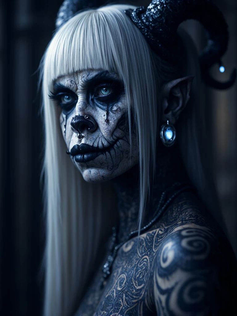 graphite old witch,after a psychiatric clinic,battlefield,winter,intricate landscape,slate grey atmosphere,glare eyes,film grain,dramatic light,woods,luminous eyes,extremely detailed, masterpiece,intricate details,faded,eyes extremely detailed, high detailed eyes,16k resolution,RAW, Nikon Z9,full body shot,view from height,full body length shot,vampire,babygirl,native african,lovely face,jealous,another world,ring of truth,French Braid with a Twist,16k resolution,RAW, Nikon Z9,by jimmy chin,view from height,babygirl 10 yo,pretty face,eyebrow up, Simon Stalenhag,Nicola Samori,Wangechi Mutu,prime colors,Lisa Frank,urban,extremely detailed, masterpiece,intricate details,niobium lather,Las Salinas de Torrevieja of Spain,"(The best lighting,, dramatic),(alien almost skull fetus, Hellraiser, Scars, , sexy, brain, a rat inside the head, terror.),(perl-white eyes, calaveras). morning light.