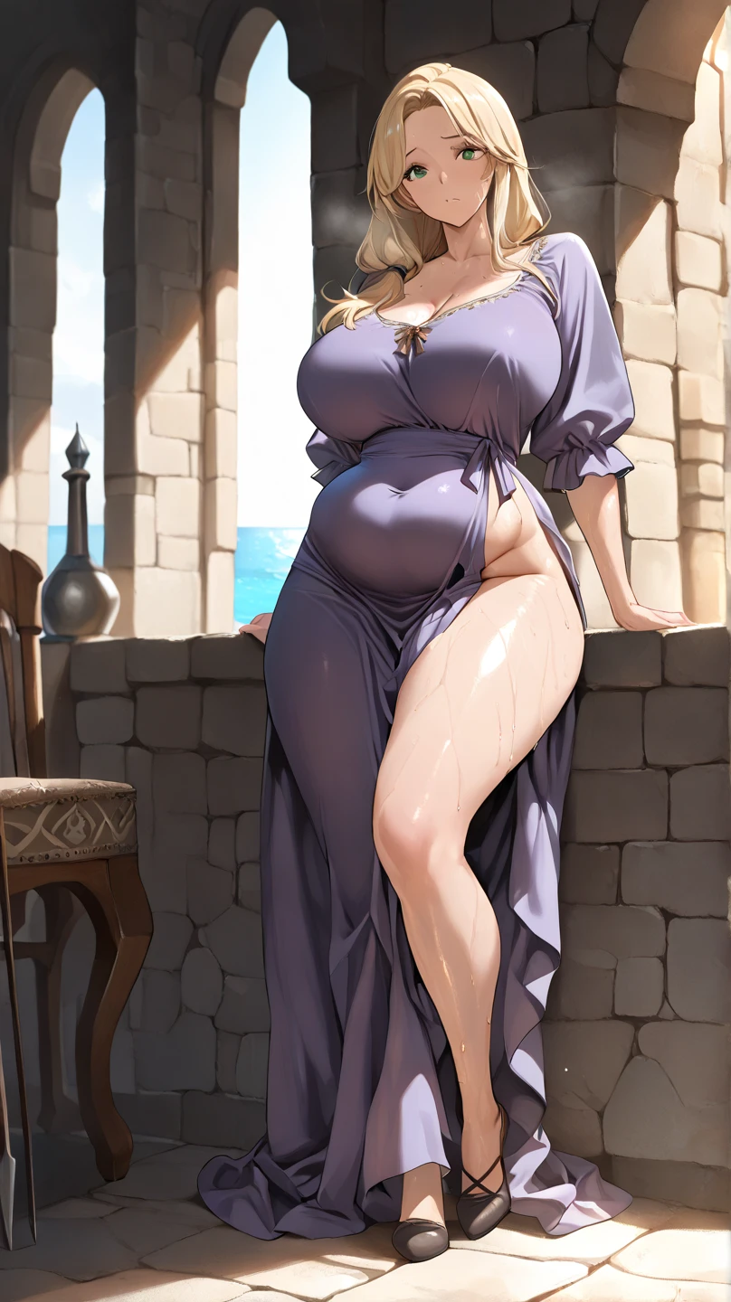 sozinha,(vagina iminente),(de baixo), Leg Away from the Handle, (calcinha branca encharcada), roupa molhada ,trending on artstationh, detalhes intrincados, altamente detalhado, detalhes do rosto, Curvy physique, corpo grosso,vibrante, 4k, seios grandes encantadores, 12k resolution,(sorriso sedutor),cabelos pretos