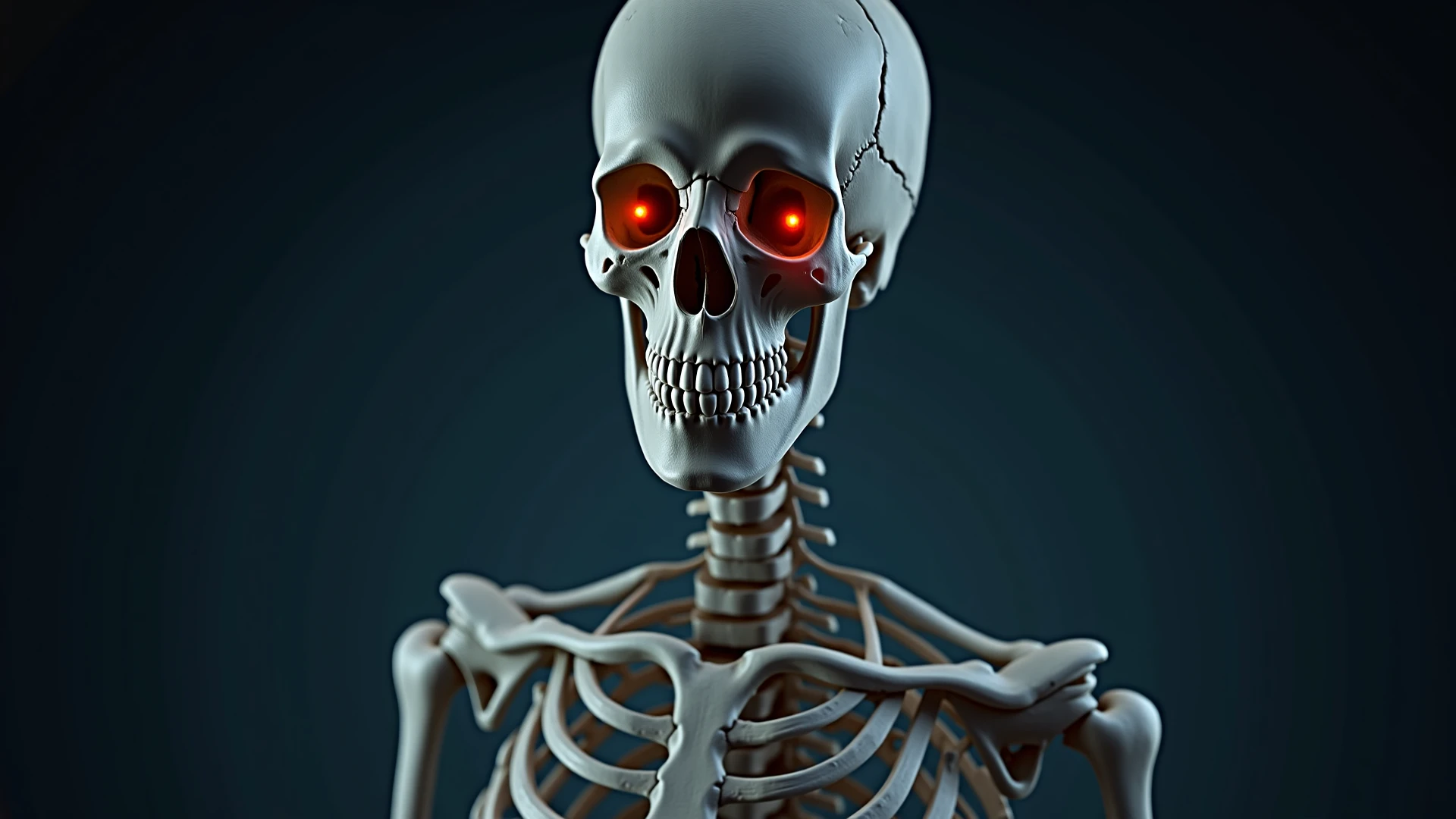 Create an image of a Dark Skeleton