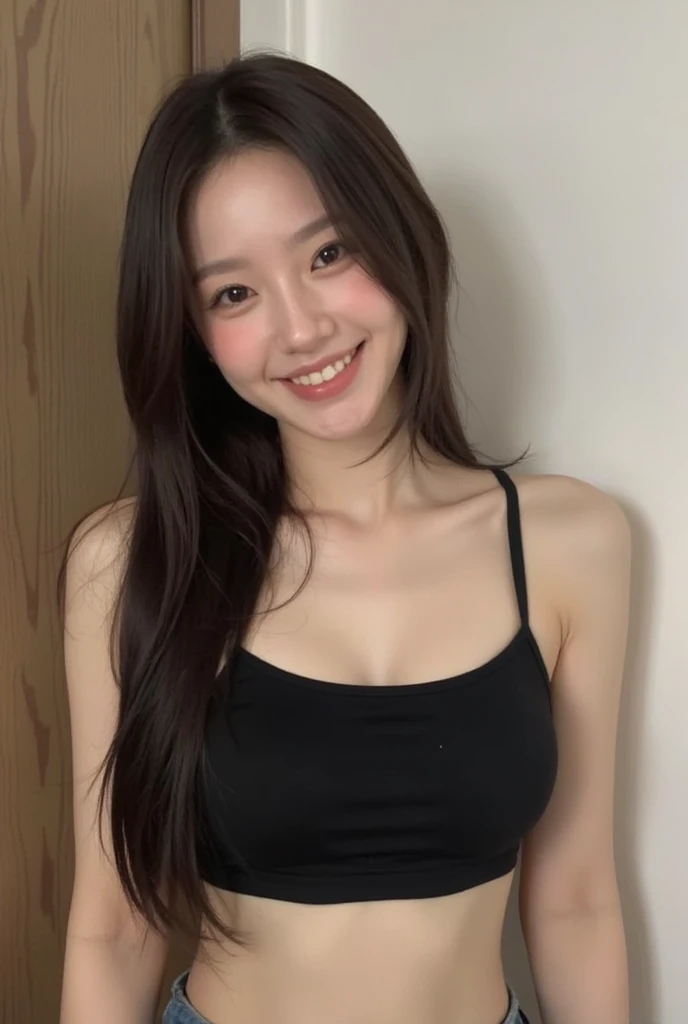 1girl walking on the river, Mix 4, (Baggy pants), (Light grey straight dress:1.1), (canvas shoes), (Streetwear Brands), Pillow, Mouth唇, Open_Mouth, Practical, photo_\(Moderate\), Solitary, Stuffed_animal, Stuffed_Toy, 泰迪Bear_Bear,(masterpiece),(photoPractical:1.3), Extremely detailed, (High Detail Skin:1.2),(best quality:1.0), (Ultra-high resolution:1.0), (ulzzang-6500:0.3), （Upper Eye，咧Mouth笑：1.5）,Long eyelashes，Hair combed back., White skin, Light makeup, Chest 32 inches, Wearing a gray vest,Otherwise, Oval face, Both eyes, Both eyes皮, Long eyebrows, Long eyelashes, A faint smile, Chest 32 inches, And a very beautiful face, Very beautiful looking, And a very beautiful face，Wavy detailed hair, Long hair, Sunlight, (Beautiful and delicate makeup), (Sexual excitement, blushing, heavy breathing:1.0), Flower theme petals scattered, (Soft light blooms:0.5), Sexy, Full body shot: 1.8