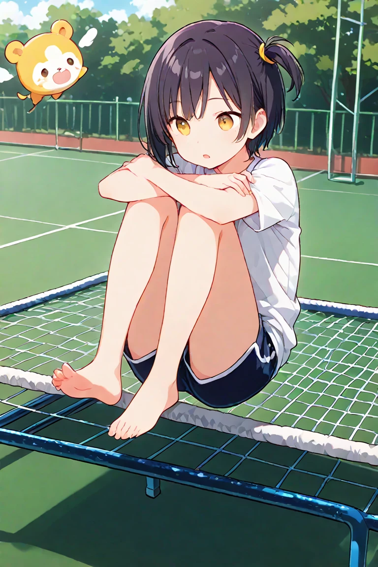 debris flieasterpiece、highest quality、Super detailed、High resolution、High resolution、8K portrait、Unity 8k壁紙のHigh resolutionCG、unity 8k wallpaper、cute type little:1.5、:1.5、Highly detailed CG unity 8k wallpaper、realistic、real person、cute type little、 portrait photography、shiny skin、High resolution、((10 years old:1.5))、(1 girl)、beautiful clear eyes、very detailed explanation、delicate face、nice lips、slender body、 thin waist、thin legs, brown bob hair、(Tennis court:1.6)、1 girl, cute type, perfect face, seriously, (blush:1.5),(small breasts:1.8),(tennis wear:1.2),((clothing lift:1.5)),(I have nipples)),Detailed description vagina,show vagina,spread legs,spread、((vaginal orgasm:1.8))