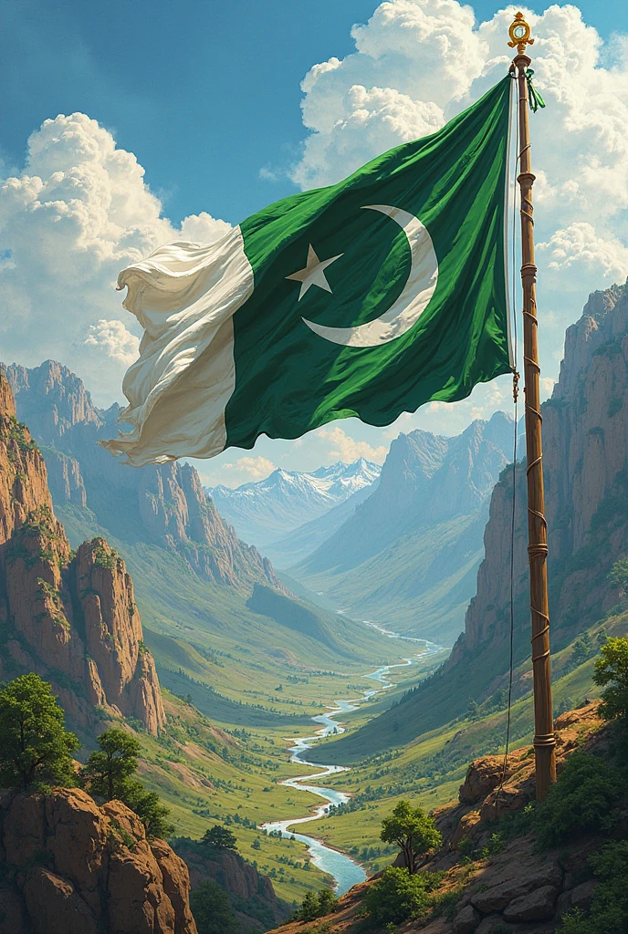 Pakistan zindabad - SeaArt AI
