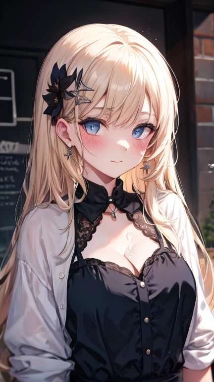 Portrait, official art, best masterpiece, best quality, best resolution, 8K, best detailed, (perfect anatomy:1.3), (looking at viewer)
BREAK
(looking at viewer, standing, from above)
BREAK
aizawa ema, long hair, gradient hair, blond hair, hair ornament, earrings, blue eyes, (large breasts:1.2), solo, 1woman, naked, Nipple Erect
BREAK
(blush:1.4), (shy smile)
BREAK
(Alley, outdoor, night), (Dim lighting), very detailed 16KCG wallpapers