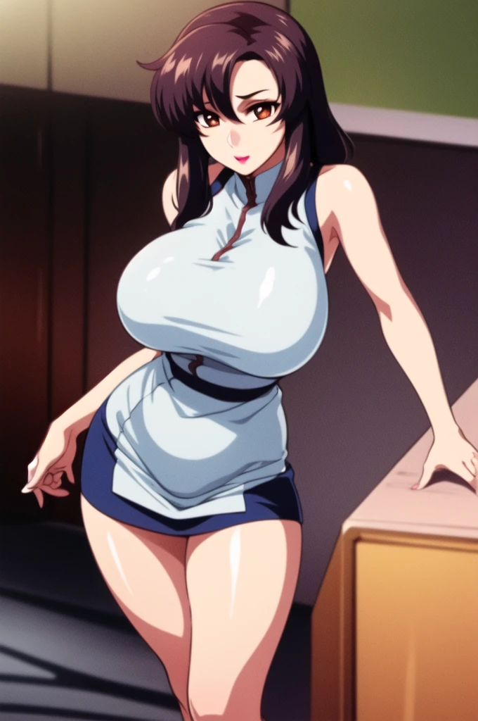 masterpiece, best quality, beautiful art, high resolution, well formed hands, body and fingers, 1 woman, solo, Sayuki Tokihara, adult, big breasted, cleavage, full body, long hair, hair ornament, gorgeous legs and thighs, blue_kunoichi_dress, white stockings, sleeveless, ryona , in peril, she is being beaten up by her opponent, she is slapped in the face and being slammed against the floor, receiving the impact of her opponent's attacks, closed eyes, screaming in pain and agony, ryona and perilous scene, bouncing breasts, weak and helpless, martial arts tournament on the beach