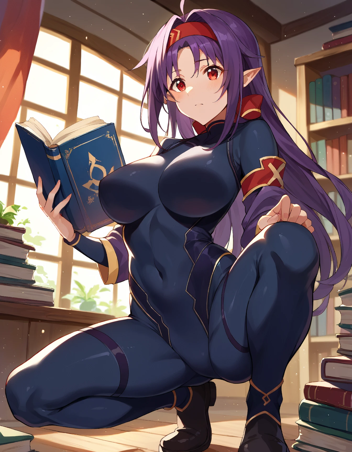 Thicc,((ropa interior,en sujetador y bragas))) Faruzan,Cabello corto, jewely, brazalete, ((escuela, technology room, Plantas en el fondo)),papel tapiz, small boobs , alta calidad, High resolution,