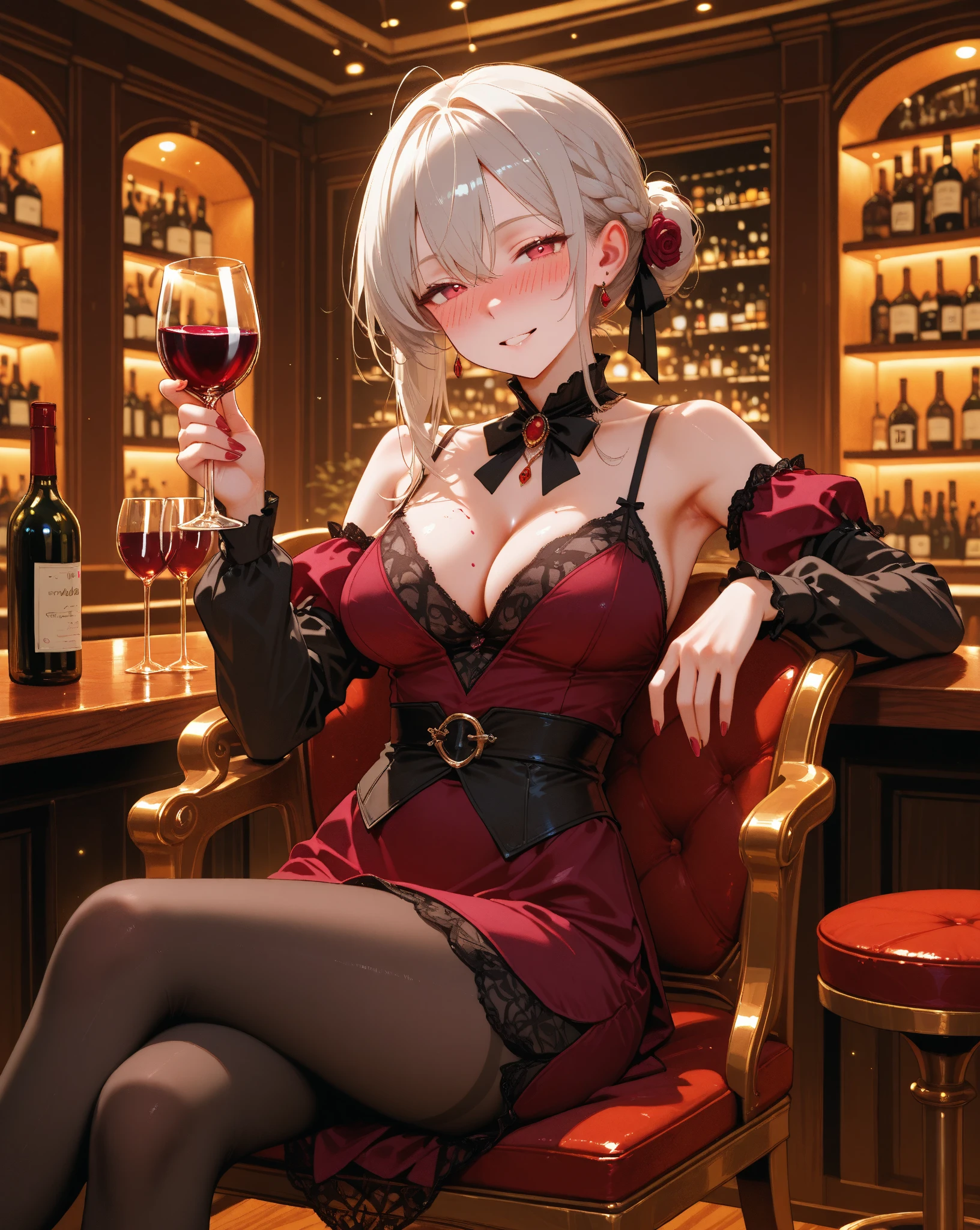 masterpiece, best quality,
1girl, Sasha sitting in a bar looking at the viewer, <lora:Sasha:0.9>