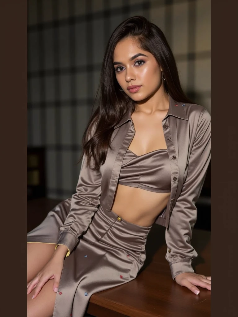 Rachel Zegler (masterpiece, best quality) (full body), ,masterpiece, beautiful detailed eyes, looking at viewer, detailed beautiful face, extremely detailed, high, 1girl, brown hair, long hair, best quality, closed mouth <lora:Rachel Zegler:1>