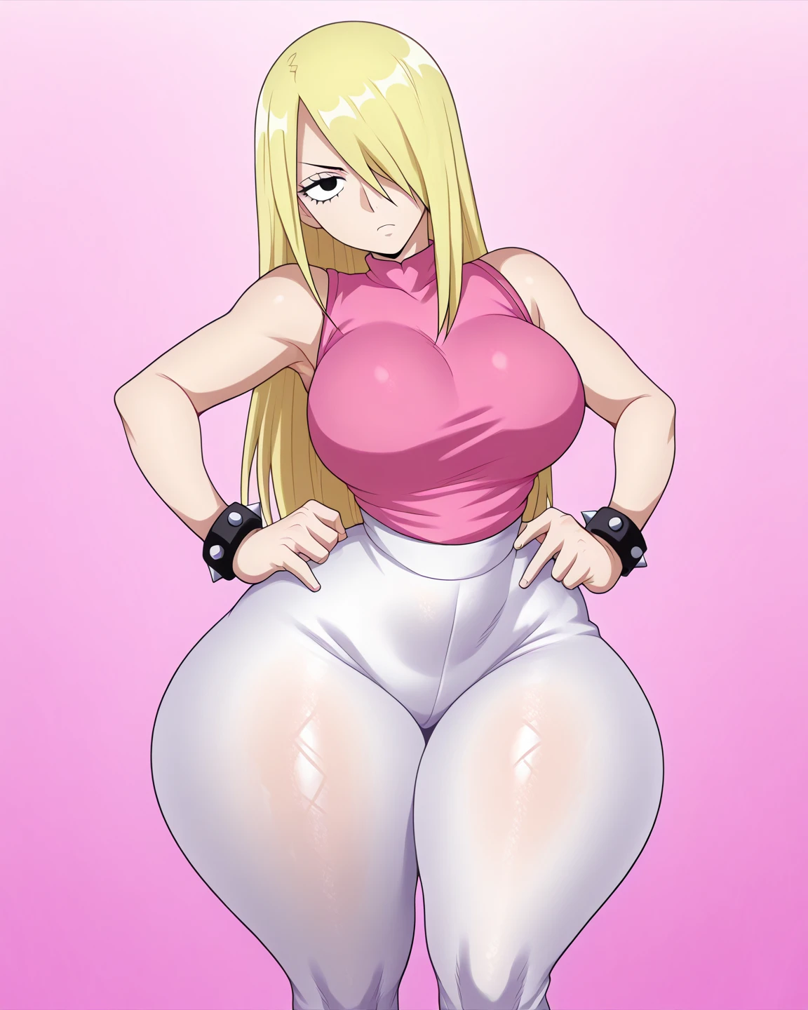 ((sexy girl ,gyaru))nsfw,Best quality, massive breasts, massive ass, very curvy, dark brown skin, long blond hair, yellow eyes, slutty, gyaru, full lips, seductive, hot, sweating, sweaty, slight tan, big , tan skin, flustered, blonde hair, ponytail, swimsuit, pink stockings, mini skirt, high heels, string bikini, hot, plump, blonde hair, brown skin, dark skin, protruding nipples, hairy armpits, sits with his backside open, hand open ass anus, , embarrassing smile