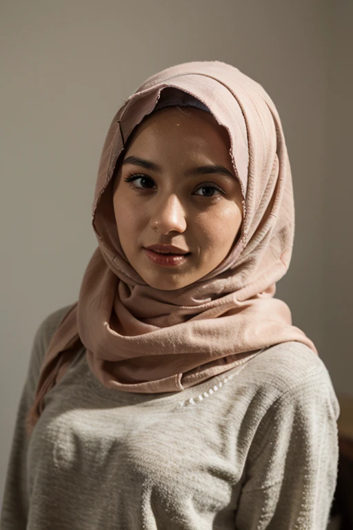 Wife wearing hijab