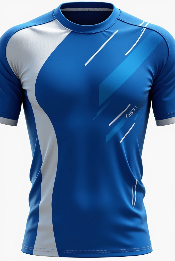 Attractive jersey design in sky blue colour 
