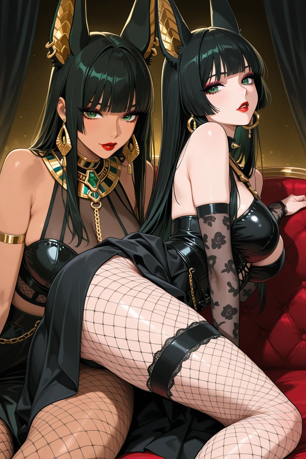 Girl, random background, black hair colour, Golden and black dress, ultra quality, beautiful eyes, perfect body, high quality, cute medium breast, sexy face, perfect breast,