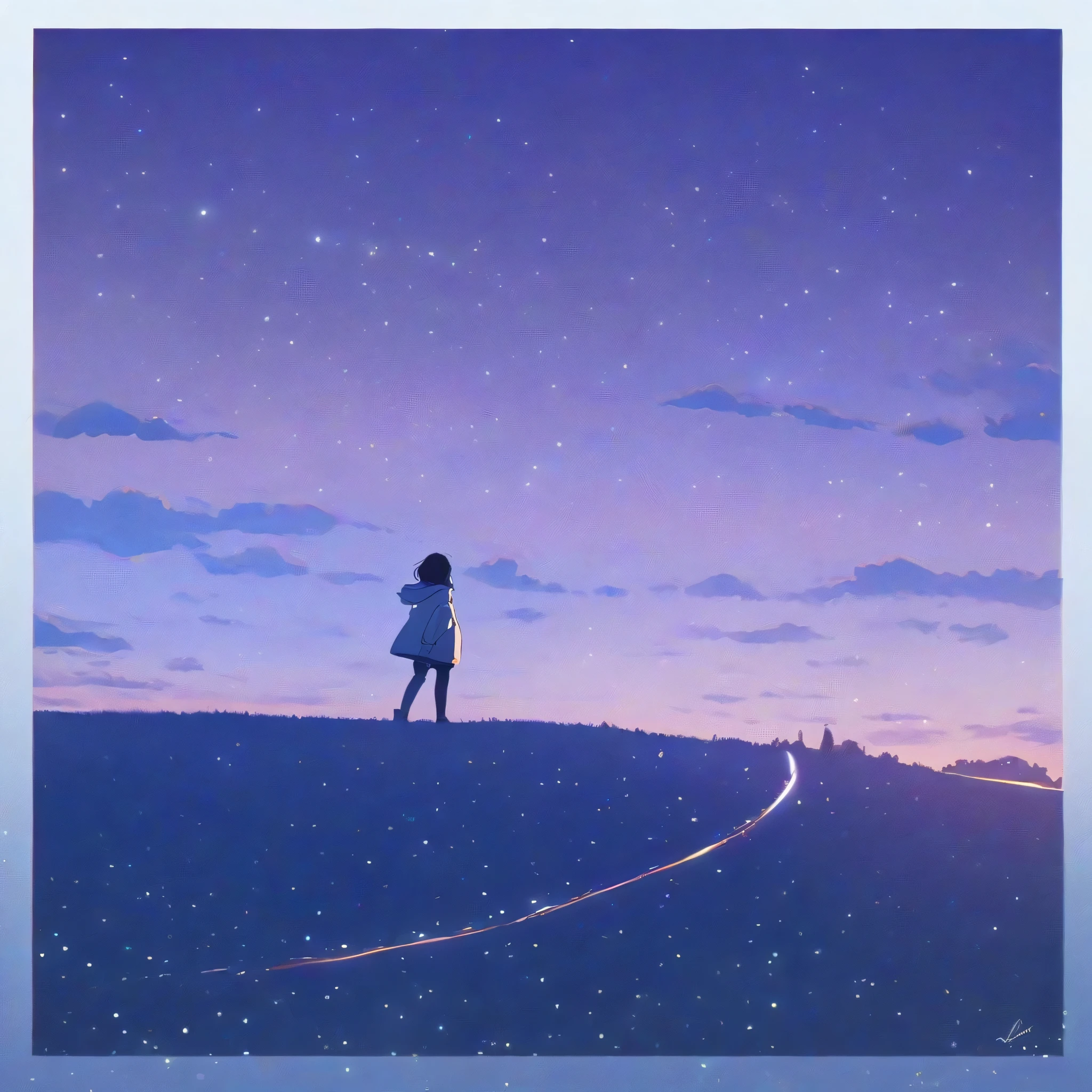Makoto Shinkai、「The heartbeat of a star」、Space