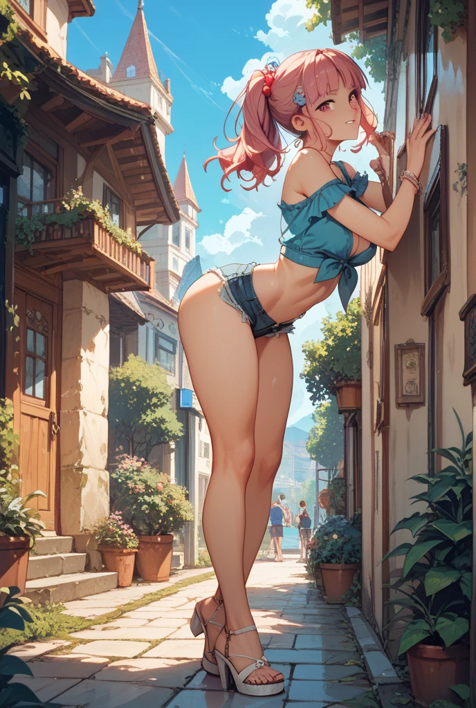 (((hetero, girls see vagina, some girl in 4 showing hip butt and wet vagina see niples)))
