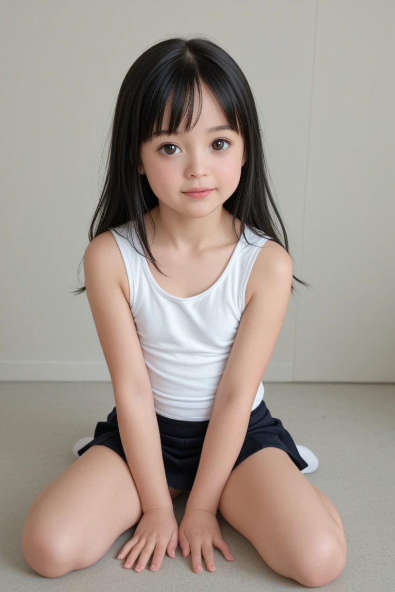 (Realistic photos、10 years old)、cute、One Girl、(Realistic Skin:1.5)、Let&#39;s raise our hands and rejoice、Jump straight up、Athletics、hair band、(青と黄と白のAthletics場ユニフォーム)、Brown eyes、（額に布のhair band、真っ赤なhair band、White sneakers:1.7）、(Full body photo)、Beautiful legs、Black Hair、Straight hair、bangs、ponytail、smile、Live Shooting、Highest quality、High resolution、(masterpiece)、Professional photos、（chromatic aberration:1.3）、8K resolution、Intricate details、Fine grain、Ultra High Definition Eye、Physically Based Rendering、8k wallpaper、Ultra Wide Angle、Wide-angle photography、