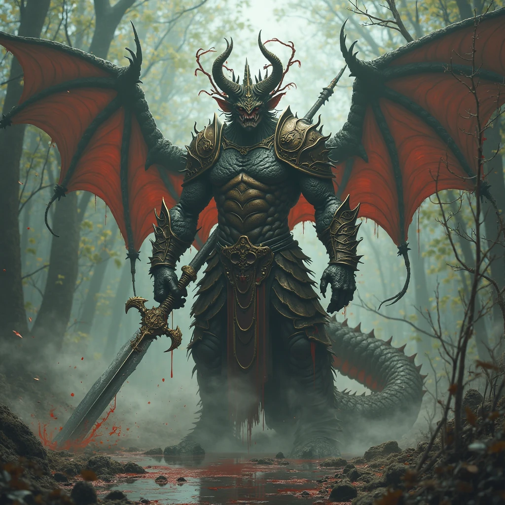 Half-dragon half-demon king, corrupted Vietnamese mythical ruler ...
