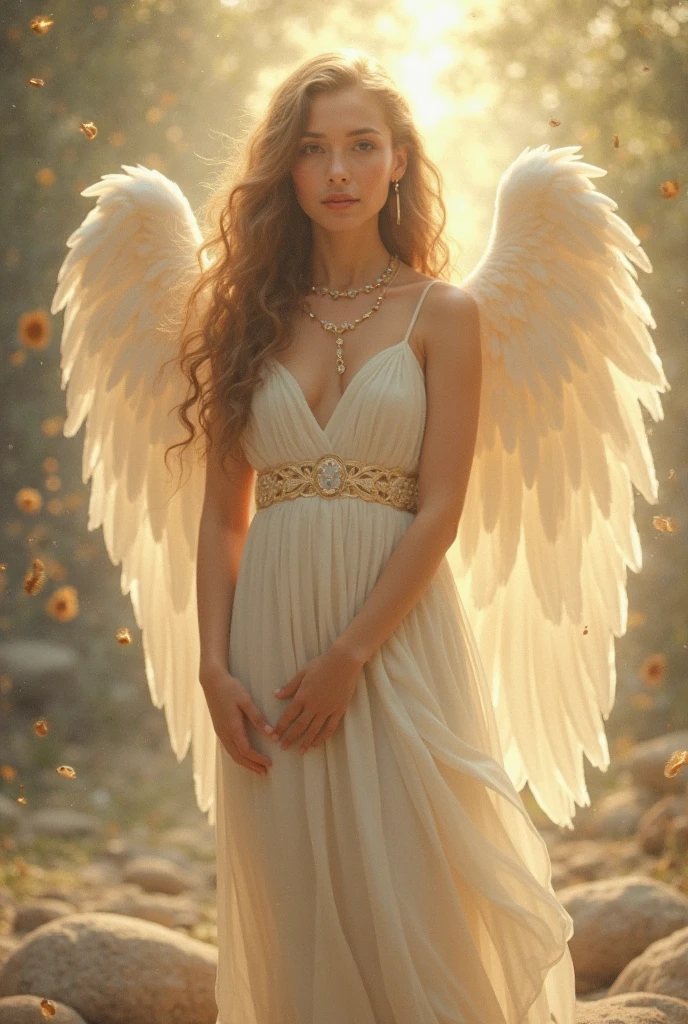 Angel painting　beautiful　8k
