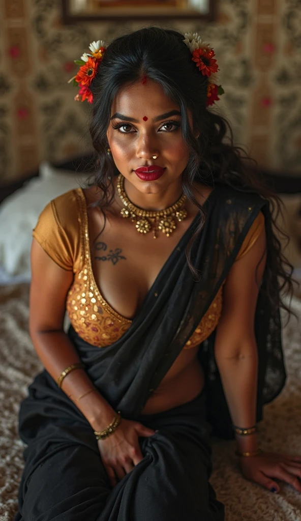ass hole zoom,mating press,sex slave_tattoo,oily busty Indian Bhabhi, unwrapping saree (Dirty talk graffiti:1.3)、onomatopoeia,Seeding Press,(Dirty talk graffiti on body:1.3),50 years old,(masterpiece, best quality:1.2), 1girl, solo,Big Tit,Mature Woman、Big Butt,Armpit Hair ,muscular、busty,half open blouse, cleavage, off the navel, thigh high, hentai:1.1),(love juice overflowing from the pussy:0.9), uncropped, Knee high shot, center of attraction. high quality, ultrarealistic, front pose, detailed face and features, average build.