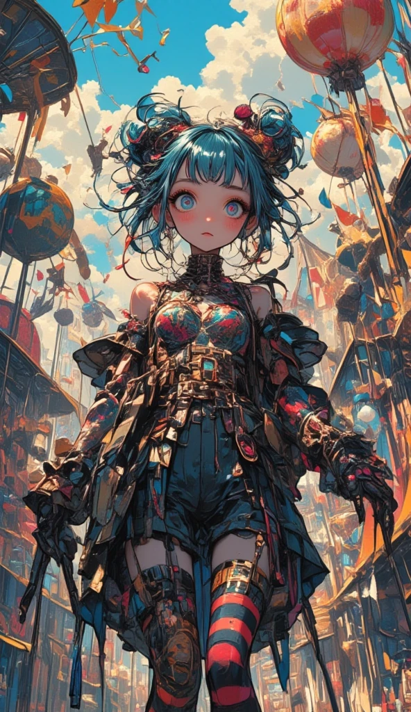 masterpiece, best quality,1girl, (omnipresent:1.25), (virtue:1.1), (halo:1.25), (bloodthirsty:1.25), dreamwave, (aesthetic:1.25), abstract <lora:Dreamwave v2.5_8200:1>