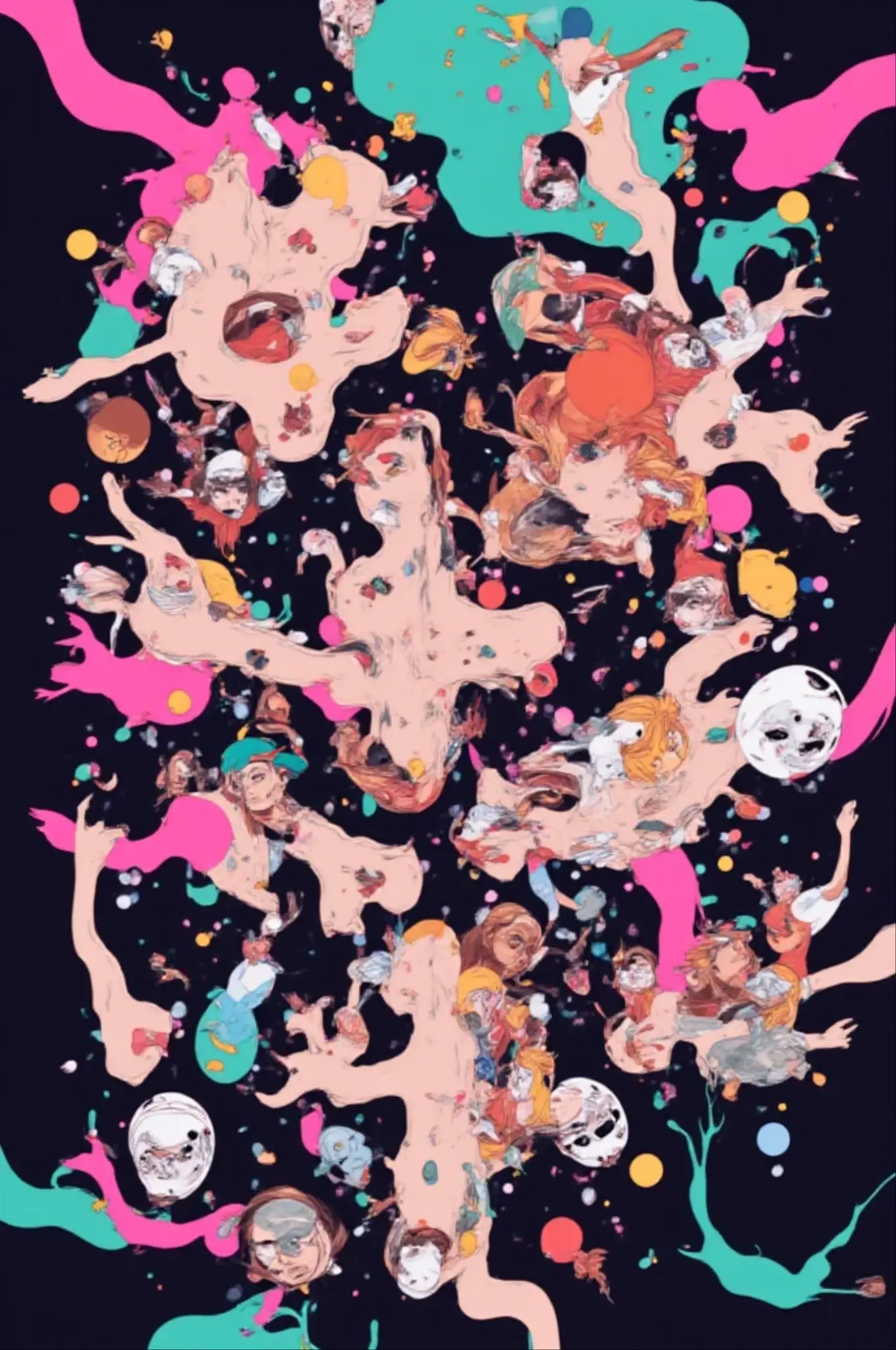 1girl, (((dark skin))), 1guy, ((having sex)), ((enjoy anal sex)), top-down bottom-up style, hard grabbing her hip, ((faceless male)), (((bukkake:1.3))), ((naked)), ((ahegao)), ((rolling eyes)), tongue out, saliva, steam, indoors, dark room, small breasts