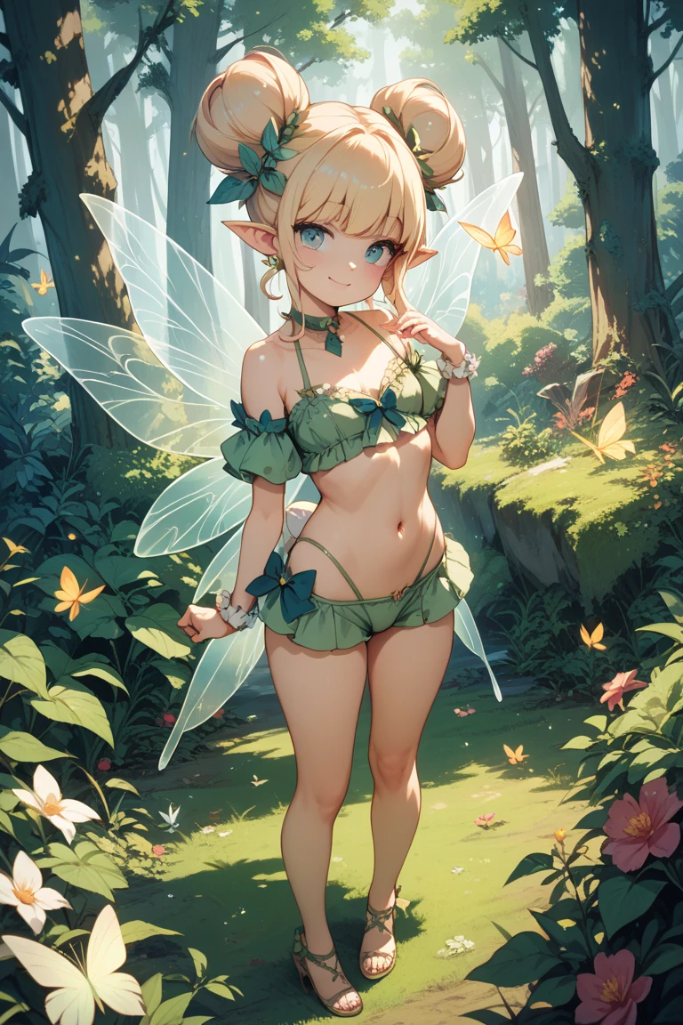 (masterpiece, best quality), beautiful girl,
tinker bell
green fariy outfit, lying, iridescent fairy wings, (detailed beautiful eyes) medium body shot, blonde hair, red ribbon, big breasts, cleveage, white panties, ultra detailed green eyes,