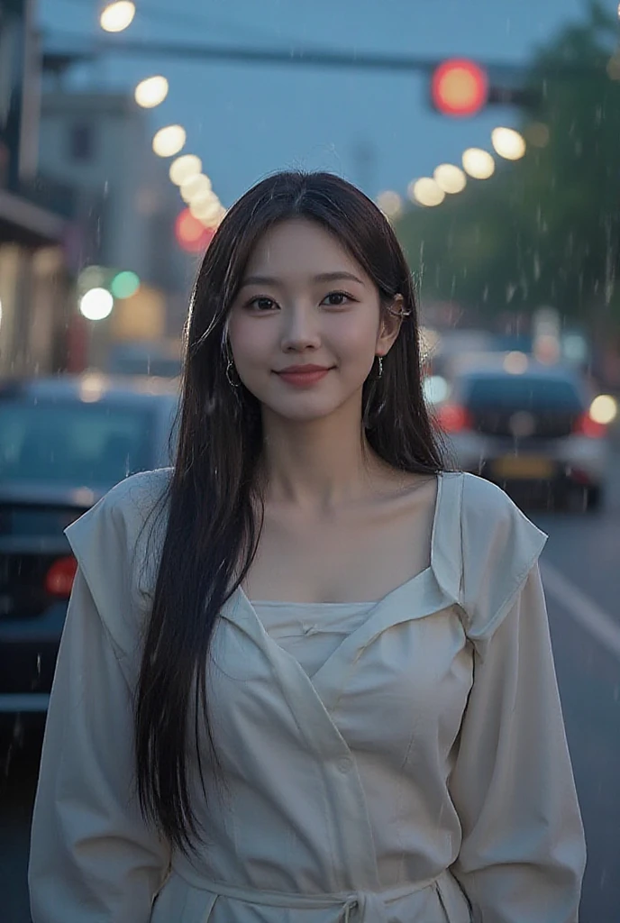 (top-quality,​masterpiece:1.3,超A high resolution,),(ultra-detailliert,Caustics),(Photorealsitic:1.4,RAW shooting,)Ultra-realistic capture,A highly detailed,high-definition16Kfor human skin、(Large ) ((Jewelry)) ,Hair ornament , Necklace ,Skin texture is natural、、The skin looks healthy with an even tone、 Use natural light and color,One 25 years old , random hair style , white body press t-shirt, tight_shirt, (smile:1.2), city street, (photorealistic:1.2), (ultra realistic:1.3), (very detailed:1.1), ((masterpiece)), super big round , mega big under tshirt, large  , ((wet clothes)) , (( wet body )) ,japanes,,kawaii,A dark-haired,Middle hair,(depth of fields、chromatic abberation, Wide range of lighting、Natural Shading、)、(Exterior light at night:1.4)、(Falling snow:1.3)、(Hair swaying in the wind:1.2)、(Light reflecting snow:1.0)  ,full mood expression ,  camera from front