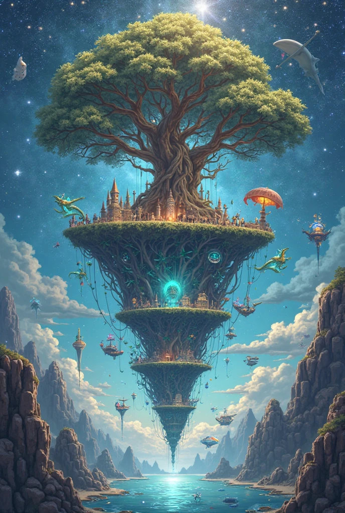 A mind-shattering, surreal, hyper-detailed cinematic anime-fantasy ...