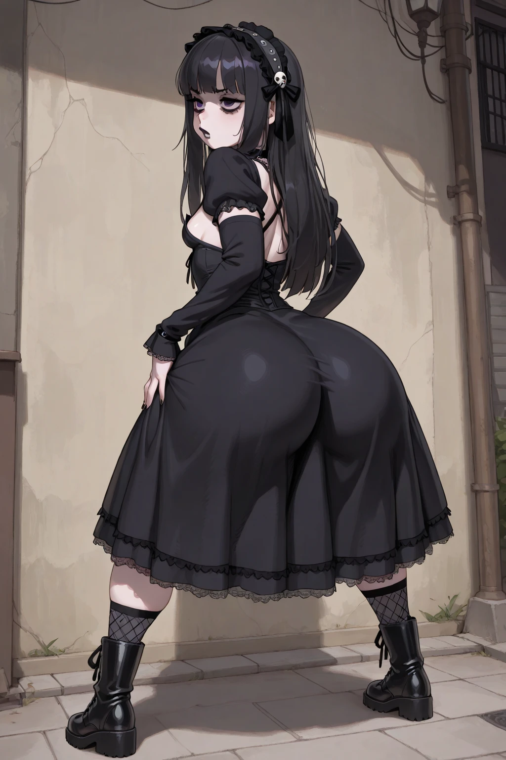 Crempie in gothic big ass